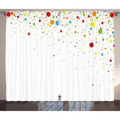 Polka Dot Curtains Amp Drapes You Ll Love Wayfair